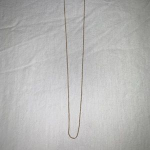 Sarah Briggs Gold Thin Chain Necklace